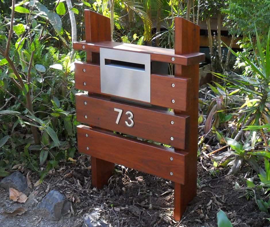 Pottsville Merbau Timber Letterbox